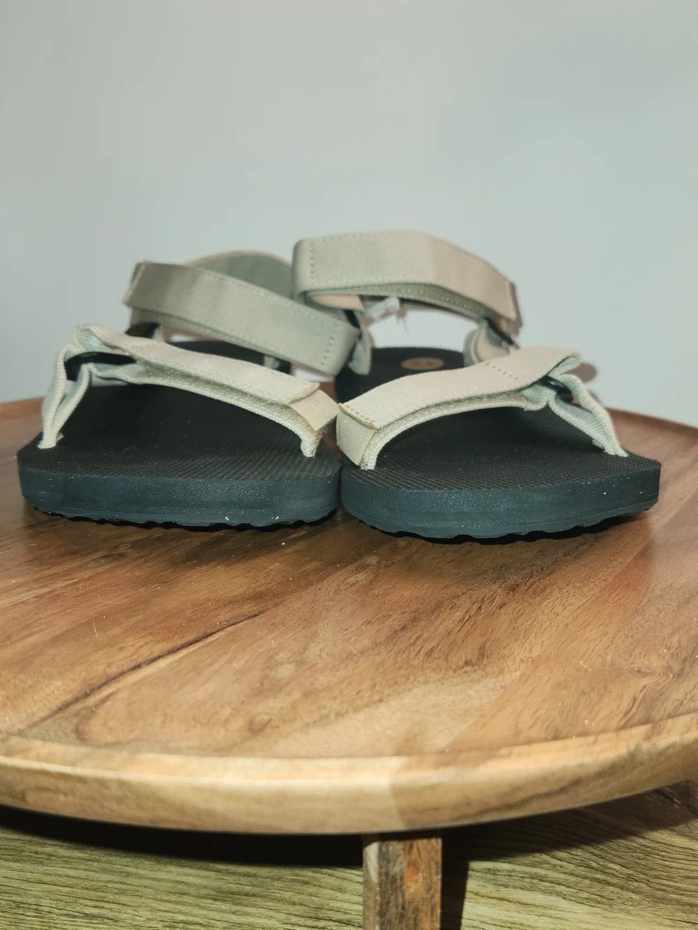 Teva Original Universal Sandals Men's Size 12 White Pepper/Beige & Black NEW